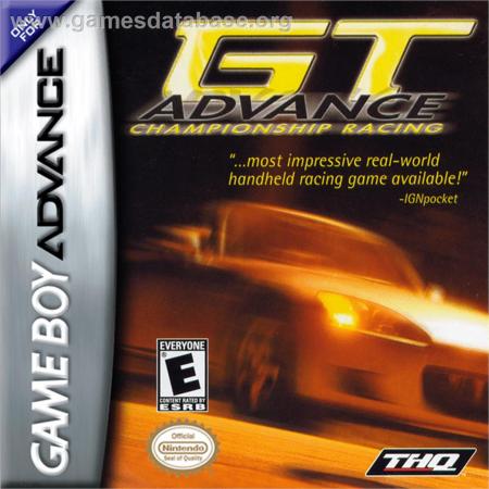 Cover GT Championship Racing for Game Boy Advance